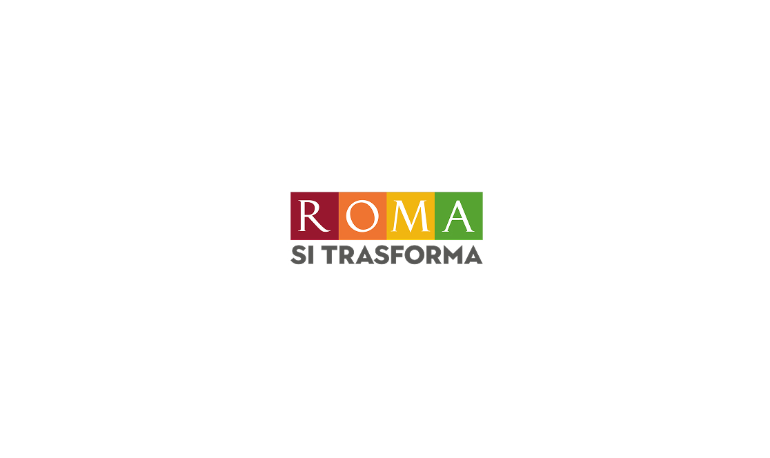 Logo di Roma si trasforma